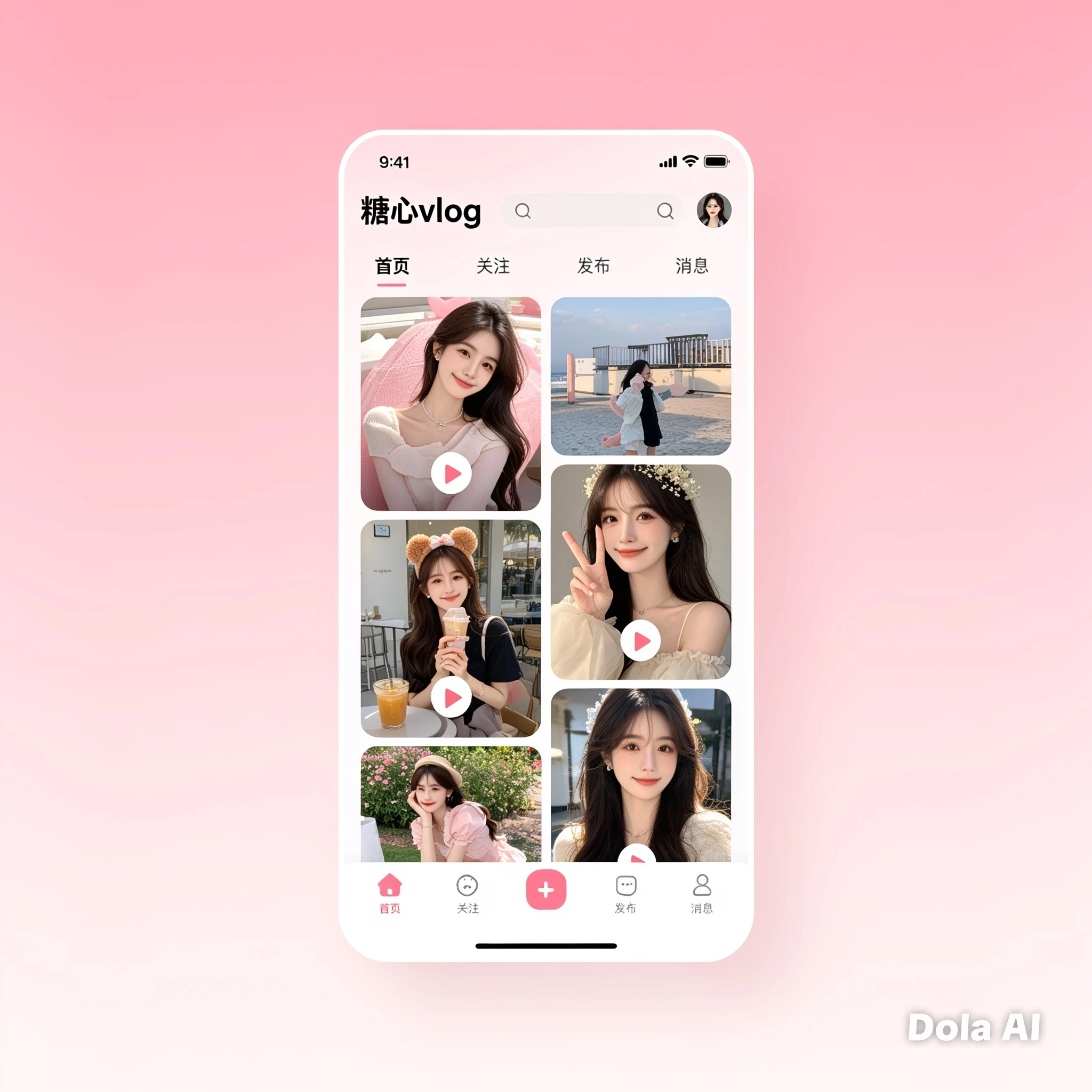 糖心Vlog移动端服务示意图