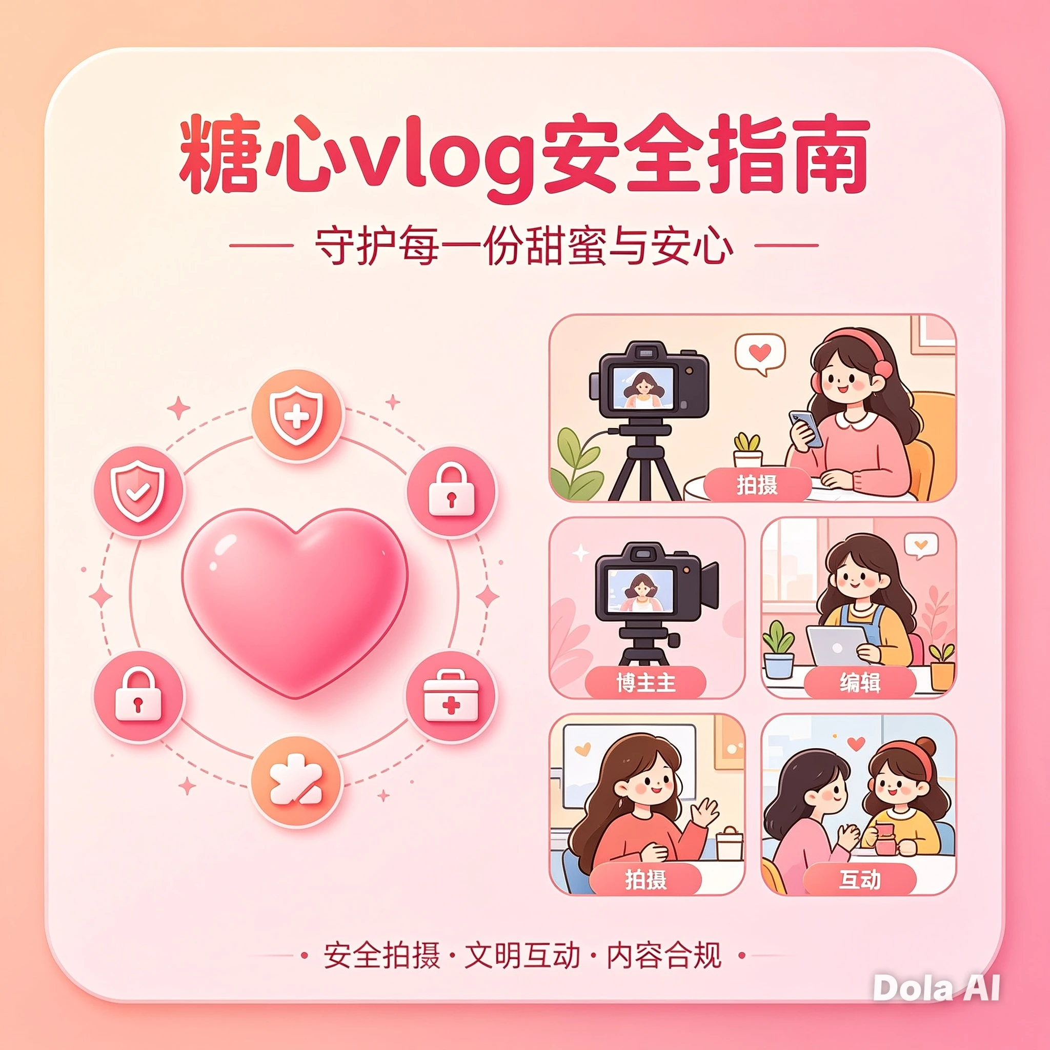 糖心Vlog好友互动示意