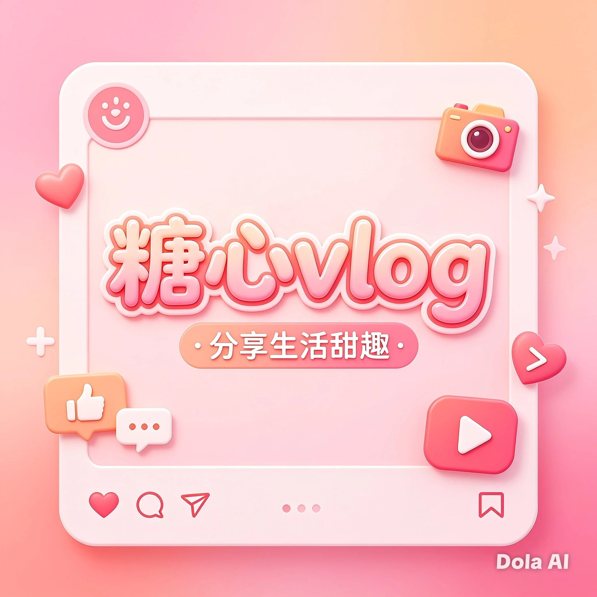 糖心Vlog短视频日记内容示意